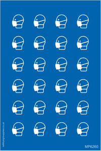 Face covering symbol